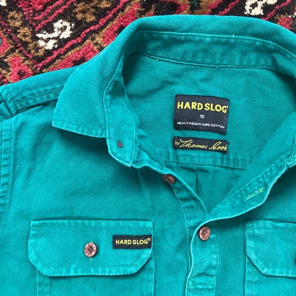 Kids Vintage Pullover Workwear shirt. - Picture 2 of 2